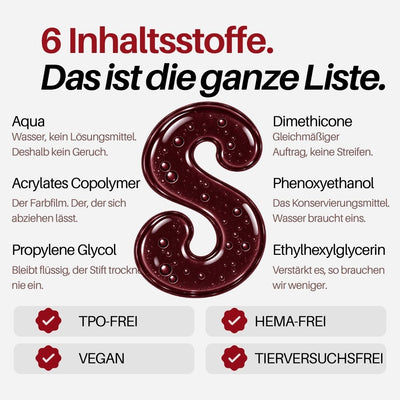Chocolate Nail Pen : 6 Inhaltsstoffe, das ist die ganze Liste