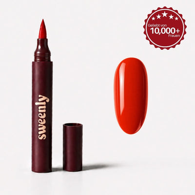 Poppy Nail Pen : Stift und Farbmuster