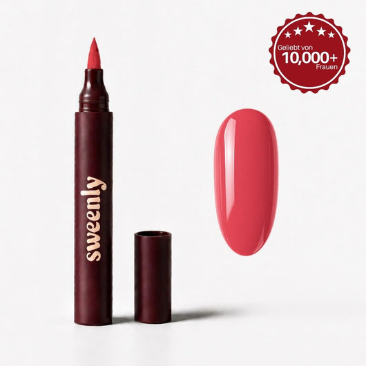 Coral Nail Pen : Stift und Farbmuster