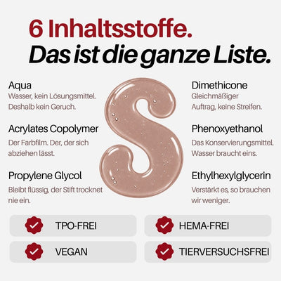 Cloud Nail Pen : 6 Inhaltsstoffe, das ist die ganze Liste
