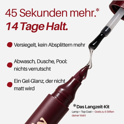 Violet Nail Pen : 45 Sekunden mehr, 14 Tage Halt